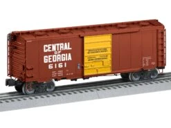 Lionel 2126071 CENTRAL OF GEORGIA ROOF-HATCH BOXCAR #6161 O SCALE NEW(Lionel 2126071 Central Of Georgia Roof Hatch Boxcar 6161 O Scale New)