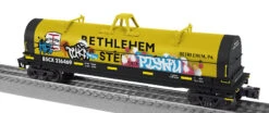 Lionel 2226510 Bethlehem Steel Graffiti Coil Car #216469 O Scale(Lionel 2226510 Bethlehem Steel Graffiti Coil Car 216469)