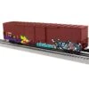 Lionel 2326182 WCOR GRAFFITI 60' BOXCAR #6521 O SCALE NEW(Lionel 2326182 Wcor Graffiti 60 Boxcar 6521 O Scale New) -BRADY’S TRAINS MODELs 2326182 01