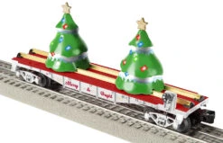 Lionel 2328270 Flat Car With Christmas Trees With Snow New For 2023 Limited(Lionel 2328270 Flat Car With Christmas Trees With Snow New For 2023 Limited)