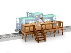 Lionel 2329130 Cowen's Family Creamery NE Caboose With Deck KIt O Scale New(Lionel 2329130 Cowens Family Creamery Ne Caboose With Deck Kit)