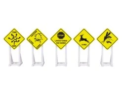 Lionel 2330010 UNIQUE ROADSIGNS PACK #2 O SCALE NEW(Lionel 2330010 Unique Roadsigns Pack 2 O Scale New)