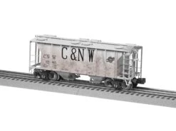Lionel 2426621 CHICAGO NORTHWESTERN PS-2 WEATHERED COVERED HOPPER #3995 O SCALE Limited NEW(Lionel 2426621 Chicago Northwestern Ps 2 Weathered Covered Hopper 3995 O Scale Limited New)