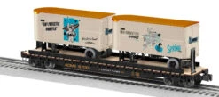 Lionel 2426700 ACME 50' TOFC FLATCAR W/2 20' TRAILERS O SCALE LIMITED NEW(Lionel 2426700 Acme 50 Tofc Flatcar W 2 20 Trailers O Scale Limited New)