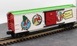 MTH 30-79189 Operating Box Car W/Signal Man O SCALE NEW(Mth 30 79189 Operating Box Car W Signal Man O Scale New)