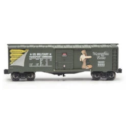 Menards 275-9057 Memphis Belle BoxcarO SCALE NEW(Menards 275 9057 Memphis Belle Boxcar New)