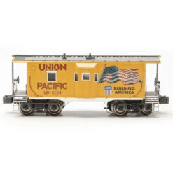 Menards 275-9114 Union Pacific UP Caboose With Lights O SCALE NEW(Menards 275 9114 Union Pacific Up Caboose With Lights New)