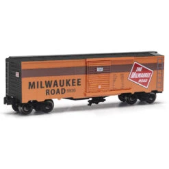 Menards 275-9340 O Gauge Milwaukee Road Boxcar NEW(Menards 275 9340 O Gauge Milwaukee Road Boxcar New)