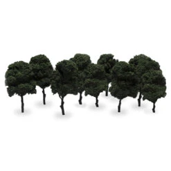 Menards 279-3094 Deciduous Trees Pack Of 9 O SCALE NEW(Menards 279 3094 Deciduous Trees Pack Of 9 O Scale New)