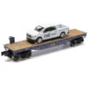 Menards 279-9387 CSX Flatcar With CSX Dodge Ram TruckO SCALE NEW(Menards 279 9387 Csx Flatcar With Csx Dodge Ram Truck New)