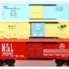 Lionel 6-29267 Sealed 6464 Series Viii Boxcars Minn & St. Louis, MKT, NYC3 PackO SCALE NEW(Lionel 6 29267 Sealed 6464 Series Viii Boxcars Minn St Louis Mkt Nyc 3 Pack O Scale New) -BRADY’S TRAINS MODELs 29267