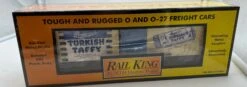 MTH Railking 30-74096 Bonomo Taffy Box Car FL O SCALE NEW(Mth Railking 30 74096 Bonomo Taffy Box Car Fl O Scale New)
