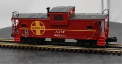 MTH 20-9105L Santa Fe O Scale Extended Vision Caboose Like New(Mth 20 9105l Santa Fe O Scale Extended Vision Caboose Like New)
