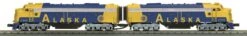 MTH 30-20393-1, 30-20393-3 Alaska E-8 AA Diesel Engine Set W/Proto-Sound 3.0 Road #2401 #2402 And B-Unit Cab #1508 (Set) O Scale NEW(Mth 30 20393 1 30 20393 3 Alaska E 8 Aa Diesel Engine Set W Proto Sound 3 0 Road 2401 2402 And B Unit Cab 1508 Set O Scale New)