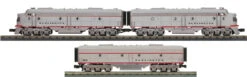 MTH 30-20620-1, 30-20620-3 Burlington Diesel ABA Engine Set (Powered E-8 AA And Non-Pwd B-Unit)O Scale NEW(Mth 30 20620 1 30 20620 3 Burlington Diesel Aba Engine Set Powered E 8 Aa And Non Pwd B Unit O Scale New)