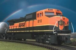 MTH Railking 30-2307-1 BNSF Dash-8 Diesel Engine - Pumpkin #810 With Proto-Sound 2.0 BCR O SCALE Like New(Mth Railking 30 2307 1 Bnsf Dash 8 Diesel Engine Pumpkin 810 With Proto Sound 2 0 Bcr O Scale Like New)