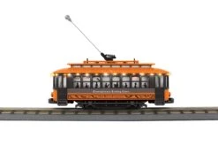 MTH Railking 30-5213 Halloween Transylvania Bump-n-Go Trolley #1031. O SCALE NEW(Mth Railking 30 5213 Halloween Transylvania Bump N Go Trolley 1031 O Scale New)