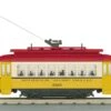 MTH Railking 30-5216 Metropolis Bump-n-Go Trolley #3323. O SCALE NEW(Mth 30 5216 Metropolis Transit Bump N Go Trolley)