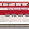 MTH Railking 30-67907 Texas Special RailKing 60' Streamlined Full-Length Vista Dome Car. O SCALENEW(Mth Railking 30 67907 Texas Special Railking 60 Streamlined Full Length Vista Dome Car O Scale New) -BRADY’S TRAINS MODELs 30 67907