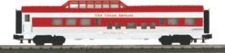 MTH Railking 30-67915 Texas Special 60' Streamlined Vista Dome Car O SCALE NEW(Mth Railking 30 67915 Texas Special 60 Streamlined Vista Dome Car O Scale New)