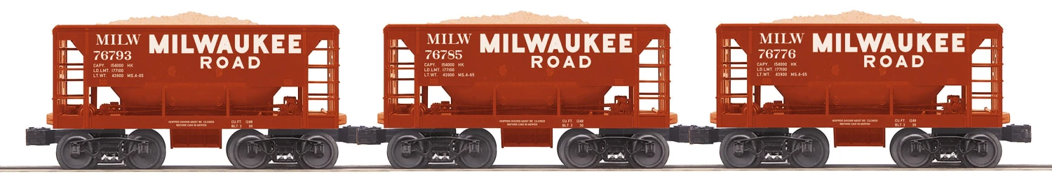 MTH Railking 30-7092 Milwaukee Road 3-Car Ore Car Set #1: 76793 #2: 76785 #3: 76776 O SCALE NEW(Mth Railking 30 7092 Milwaukee Road 3 Car Ore Car Set 1 76793 2 76785 3 76776 O Scale New) 3 MTH Railking 30-7092 Milwaukee Road 3-Car Ore Car Set #1: 76793 #2: 76785 #3: 76776 O SCALE NEW(Mth Railking 30 7092 Milwaukee Road 3 Car Ore Car Set 1 76793 2 76785 3 76776 O Scale New)