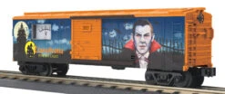 MTH Railking 30-71060 Halloween Vampire Transylvania Power & Light Box Car W/Power Meter Car No. 2021. O SCALE NEW(Mth 30 71060 Transylvania Power Light Dracula Boxcar W Power Meter 2021)