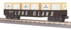 MTH Railking 30-72173 Long Island Gondola Car W Crates. O SCALE NEW(Mth Railking 30 72173 Long Island Gondola Car W Crates O Scale New)