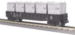 MTH Railking 30-7253 Pittsburgh & Lake Erie Gondola Car W/LCL Containers #40582. O SCALE NEW(Mth Railking 30 7253 Pittsburgh Lake Erie Gondola Car W Lcl Containers 40582 O Scale New)