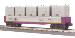 MTH Railking 30-7267 MTHRRC Gondola Car W/LCL Containers (5) - MTHRRC Car No. 2004 O SCALE Like New(Mth Railking 30 7267 Mthrrc Gondola Car W Lcl Containers 5 Mthrrc Car No 2004 O Scale Like New)