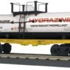 MTH Railking 30-73549 Hydrazine Corporation Smoking Tank Car #302012. O SCALE NEW(Mth Railking 30 73549 Hydrazine Corporation Smoking Tank Car 302012 O Scale New)