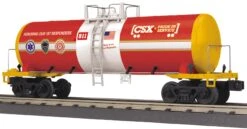 MTH Railking 30-73582 CSX RailKing Modern Tank Car Road #911 O SCALE NEW(Mth Railking 30 73582 Csx Railking Modern Tank Car Road 911 O Scale New)
