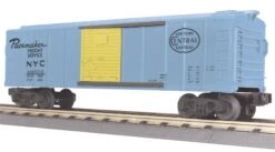 MTH Railking 30-74042 Girl's RailKing Box Car NYC Blue O SCALE Like New(Mth Railking 30 74042 Girls Railking Box Car Nyc Blue O Scale Like New)