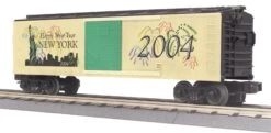 MTH Railking 30-74117 New Year's RailKing Box Car O SCALE NEW(Mth Railking 30 74117 New Years Railking Box Car O Scale New)