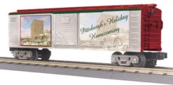 MTH Railking 30-74226 Pittsburgh Christmas Box Car O SCALE Like New(Mth Railking 30 74226 Pittsburgh Christmas Box Car O Scale Like New)