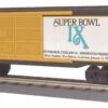 MTH Railking 30-74276 NFL - Pittsburgh Steelers Super Bowl 40' Double Door Box Car #40. O SCALE Like New(Mth Railking 30 74276 Nfl Pittsburgh Steelers Super Bowl 40 Double Door Box Car 40 O Scale Like New) -BRADY’S TRAINS MODELs 30 74276