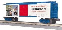 MTH Railking 30-74464 KDKA Pittsburgh Radio Station 1960sRailKing Box Car O SCALE Limited NEW(30 74464 Kdka Radio Station Covers The 60s)