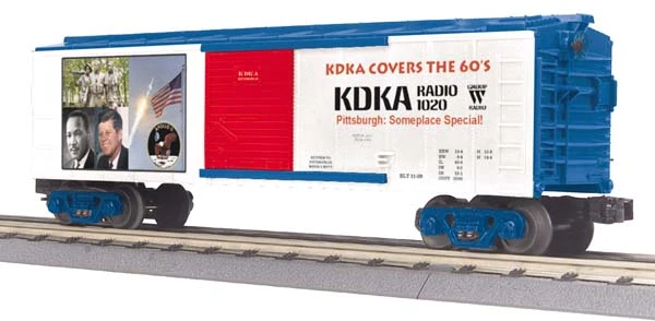 MTH Railking 30-74464 KDKA Pittsburgh Radio Station 1960sRailKing Box Car O SCALE Limited NEW(30 74464 Kdka Radio Station Covers The 60s) 3 MTH Railking 30-74464 KDKA Pittsburgh Radio Station 1960sRailKing Box Car O SCALE Limited NEW(30 74464 Kdka Radio Station Covers The 60s)