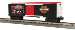 MTH 30-74569 Harley-Davidson Christmas Boxcar O Scale New(30 74569 Harley Davidson Christmas Boxcar)