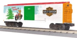 MTH Railking 30-74636 Harley-Davidson Box Car No. 2011. O SCALE Used Excellent(Mth Railking 30 74636 Harley Davidson Box Car No 2011 O Scale Used Excellent)