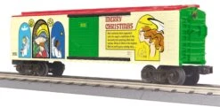 MTH Railking 30-74656 Christmas RailKing Box Car O SCALE NEW(Mth Railking 30 74656 Christmas Railking Box Car O Scale New)