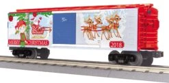 MTH 30-74929 Christmas Boxcar 2018 O Scale New(Mth 30 74929 Christmas Boxcar 2018 Ind)