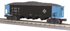 MTH 30-75307 Erie 4-Bay Hopper Car With Coal Load # 32628 O Scale NEW(30 75307 Erie 4 Bay Hopper Car With Coal Load 32628)