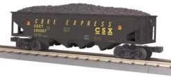 MTH Railking 30-75554 CSX RailKing 4-Bay Hopper Car O SCALE NEW(Mth Railking 30 75554 Csx Railking 4 Bay Hopper Car O Scale New)