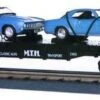 MTH Railking 30-7634 Featuring (2) Flatcar W/ Ertl 1969 Camaros O SCALE NEW(Mth Railking 30 7634 Featuring 2 Flatcar W Ertl 1969 Camaros O Scale New) -BRADY’S TRAINS MODELs 30 7634 8c017069 c858 44b5 a4f5 68eba221a5d5