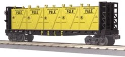 MTH 30-76606 Pittsburgh & Lake Erie P&LE Flat Car - W/Bulkheads & LCL Containers # 42315 O Scale(30 76606 Pittsburgh Lake Erie P Le Flat Car W Bulkheads Lcl Containers 42315)