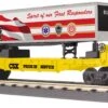 MTH Railking 30-76832 CSX Flat Car W/40' Trailer First Responders O SCALE NEW(Mth Railking 30 76832 Csx Flat Car W 40 Trailer O Scale New) -BRADY’S TRAINS MODELs 30 76832