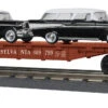 MTH Railking 30-76873 Pennsylvania O SCALE RailKing Flat Car W/(2) 57 Chevy Nomads NEW(Mth Railking 30 76873 Pennsylvania Flat Car W 2 57 Chevy Nomads 469799 O Scale New)