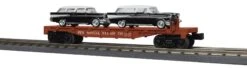MTH Railking 30-76873 Pennsylvania O SCALE RailKing Flat Car W/(2) 57 Chevy Nomads NEW(Mth Railking 30 76873 Pennsylvania Flat Car W 2 57 Chevy Nomads 469799 O Scale New) -BRADY’S TRAINS MODELs 30 76873 0