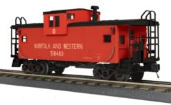 MTH Railking 30-77368 Norfolk & Western N&W Extended Vision Caboose #518460 O SCALE NEW(Mth Railking 30 77368 Norfolk Western N W Extended Vision Caboose 518460 O Scale New)