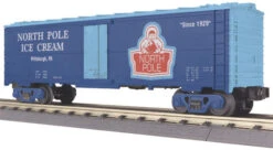 MTH Railking 30-78003 North Pole Ice Cream Modern Reefer Car O SCALE NEW(Mth Railking 30 78003 North Pole Ice Cream Modern Reefer Car O Scale New)